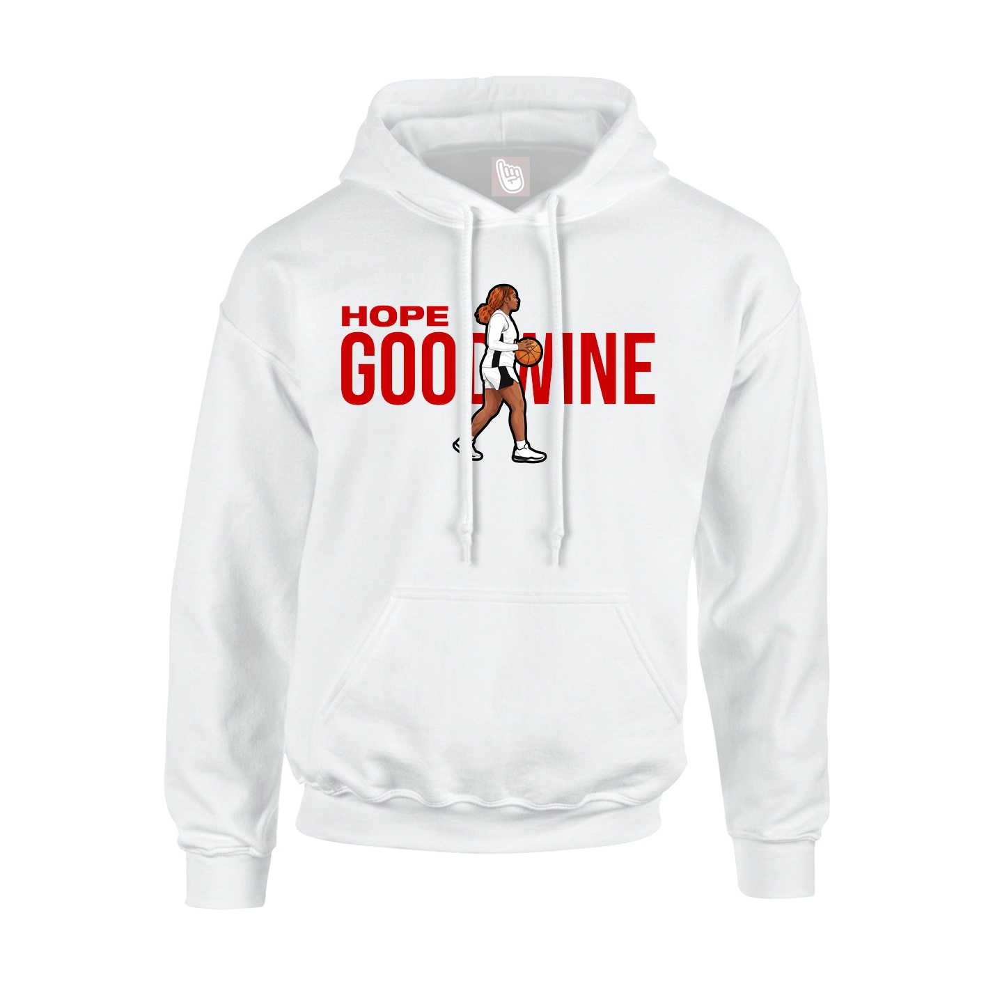 Hoodie — Player Name in White