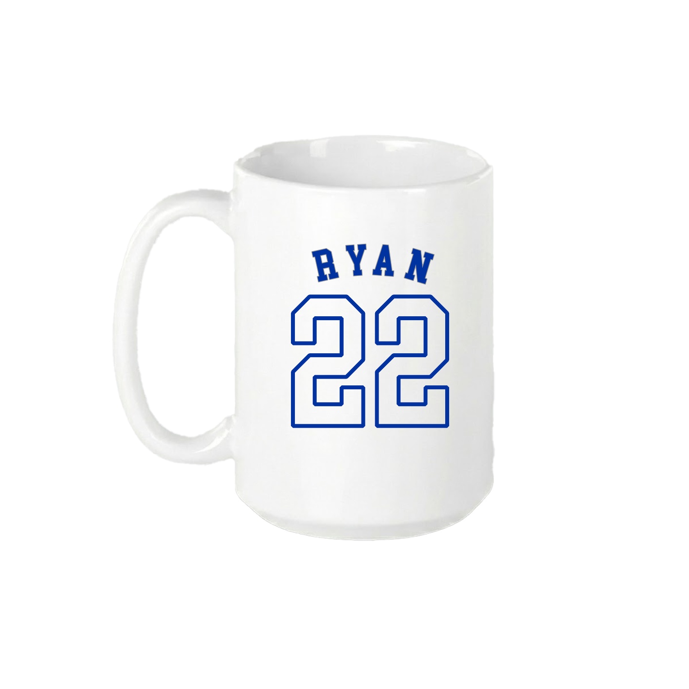 15oz Coffee Mug — Shirsey Arch in White