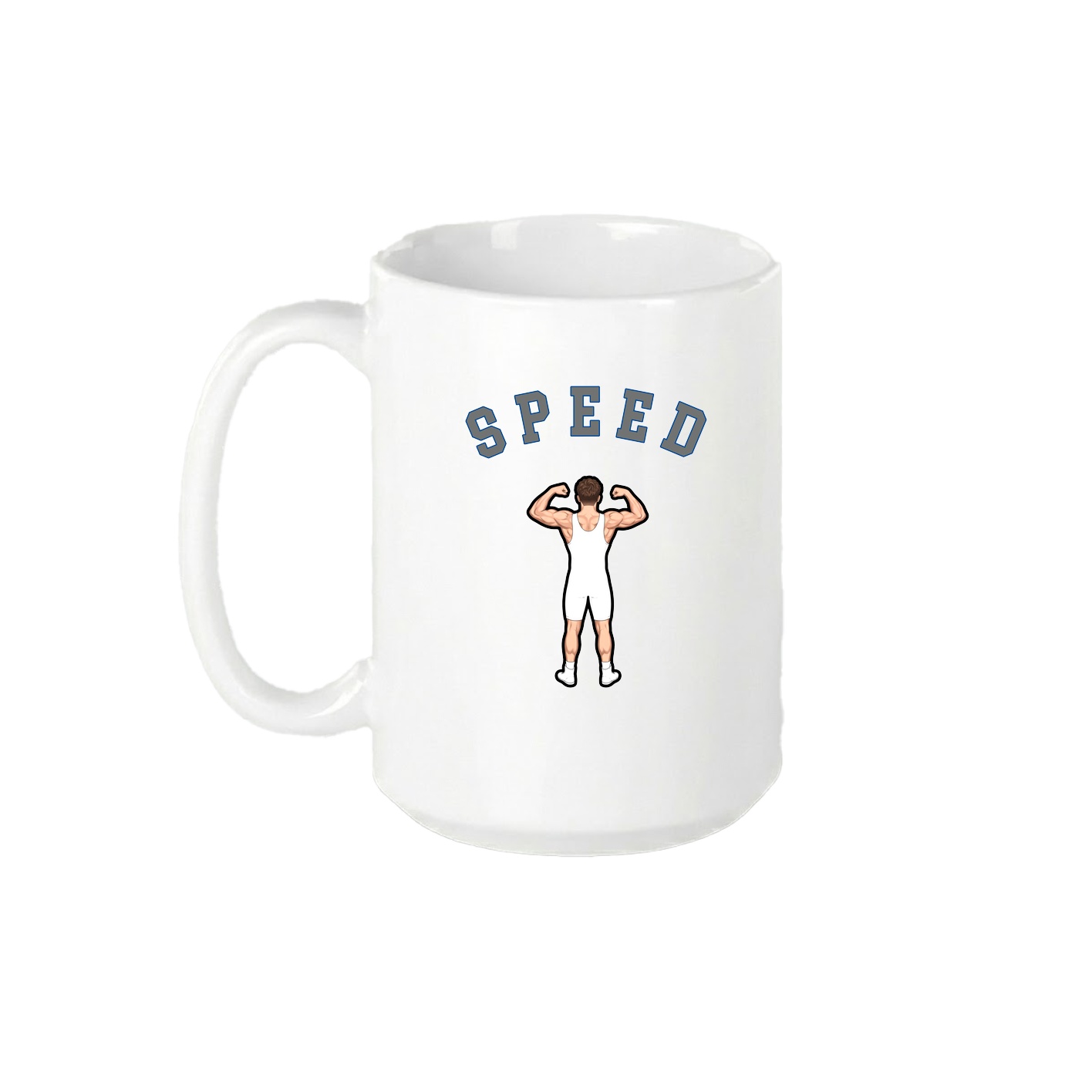 15oz Coffee Mug — Shirsey Arch in White