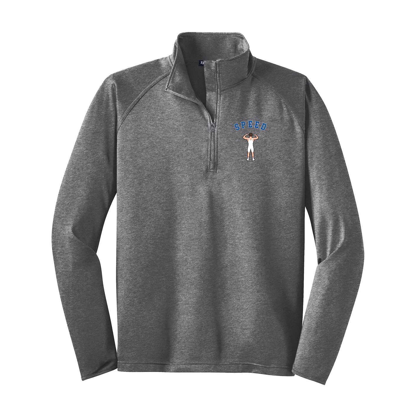 Q-Zip Pullover — Shirsey Arch in Grey