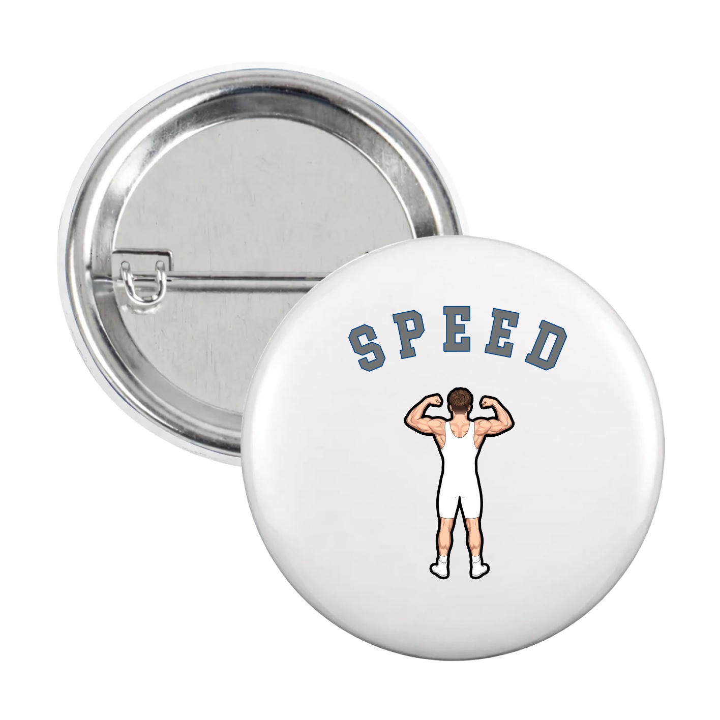 Game Day Button — Shirsey Arch in White