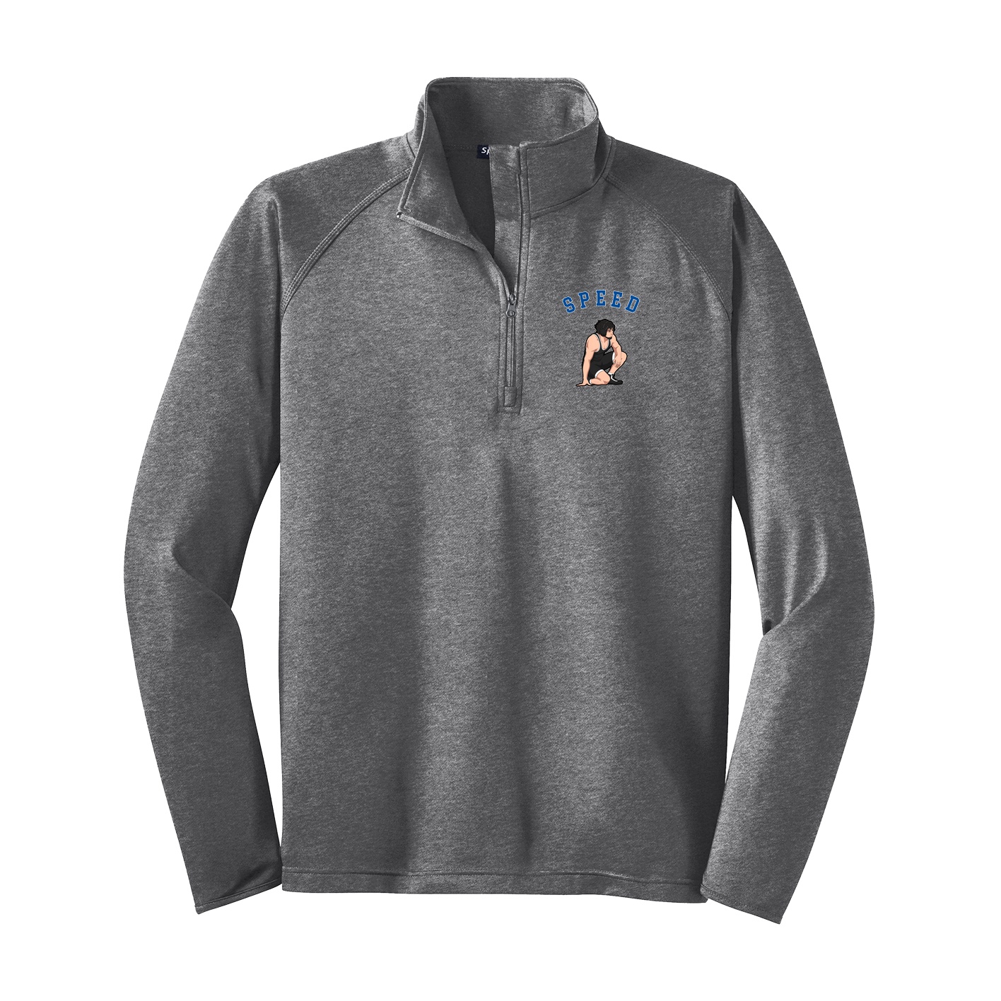 Q-Zip Pullover — Shirsey Arch in Grey