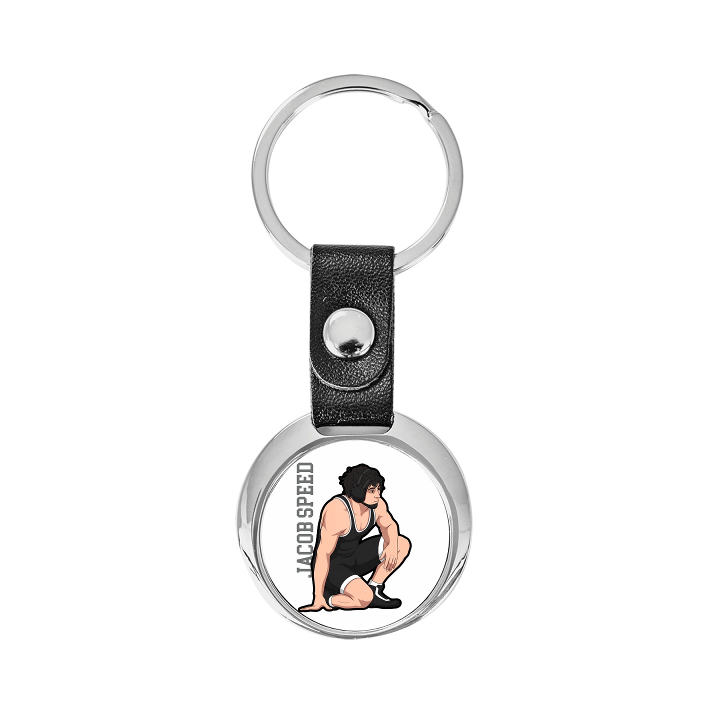 Key Chain — Name Vertical in Classic