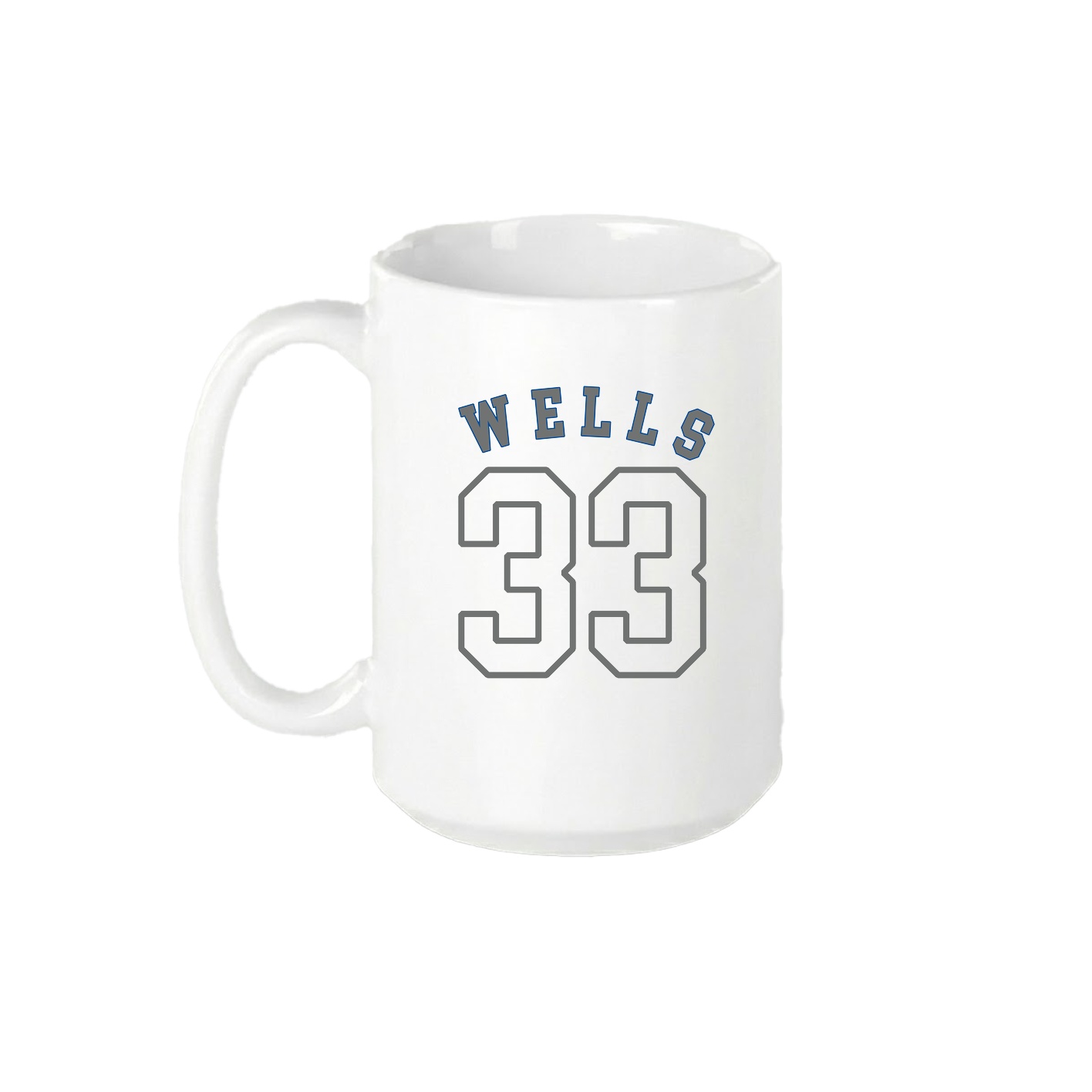 15oz Coffee Mug — Shirsey Arch in White