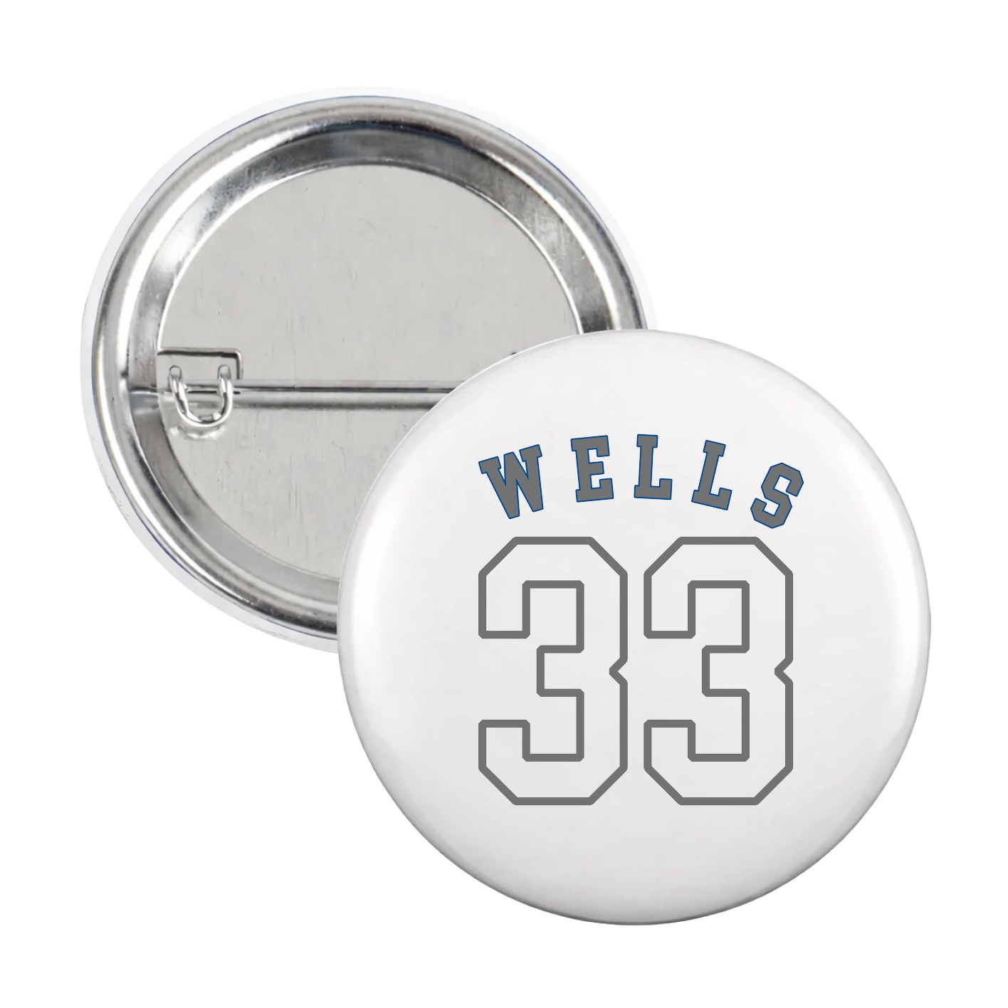 Game Day Button — Shirsey Arch in White