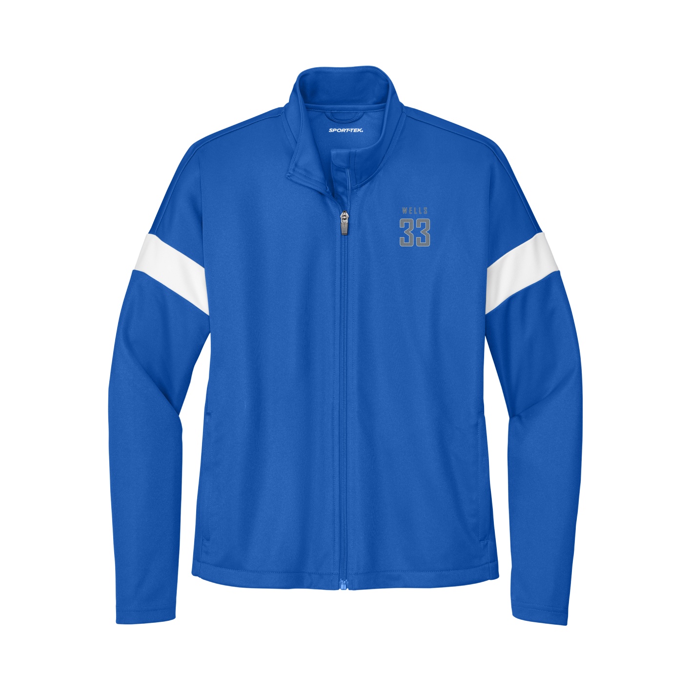 Womens Team Travel Full-Zip Jacket — Mesh Shirsey in Royal/White