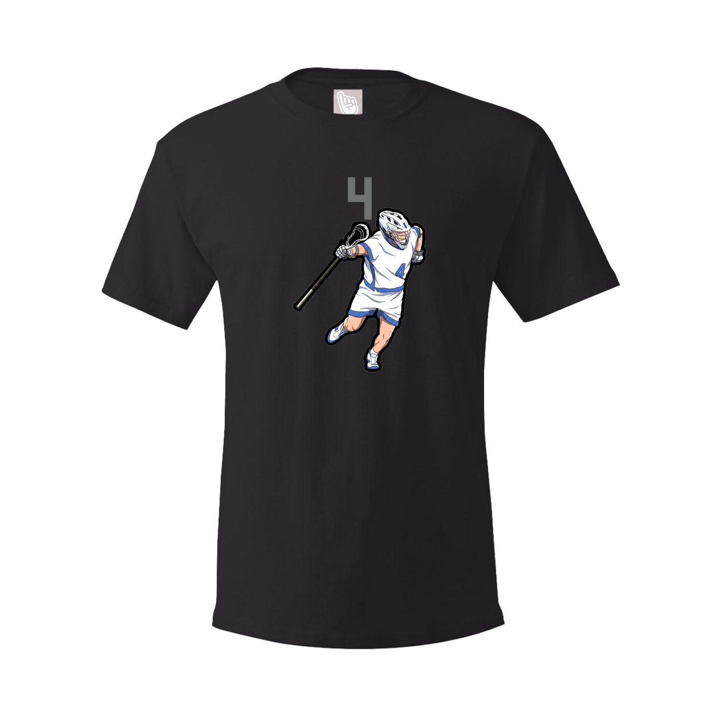 Youth Tee — Number Top in Black