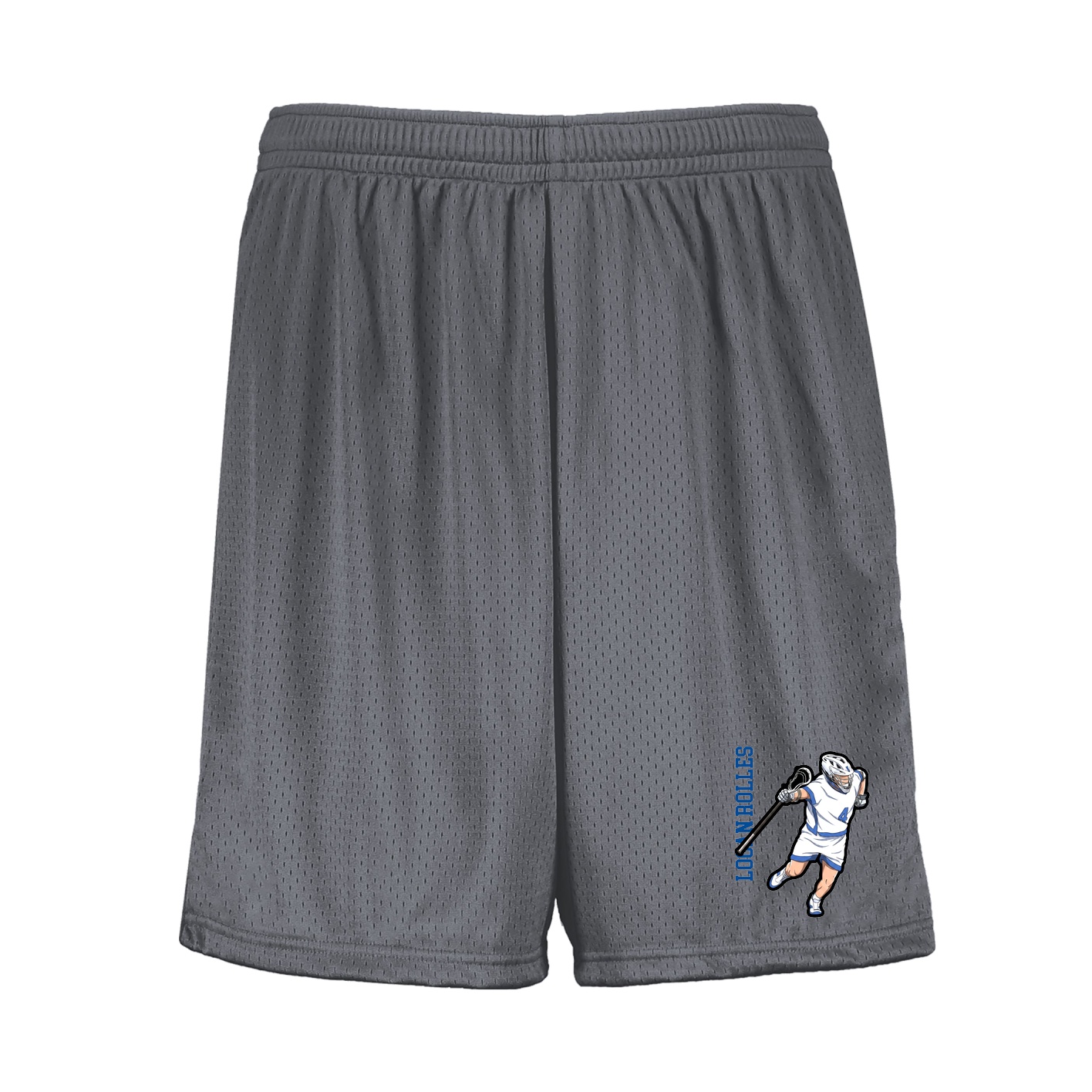 Shorts — Name Vertical in Grey