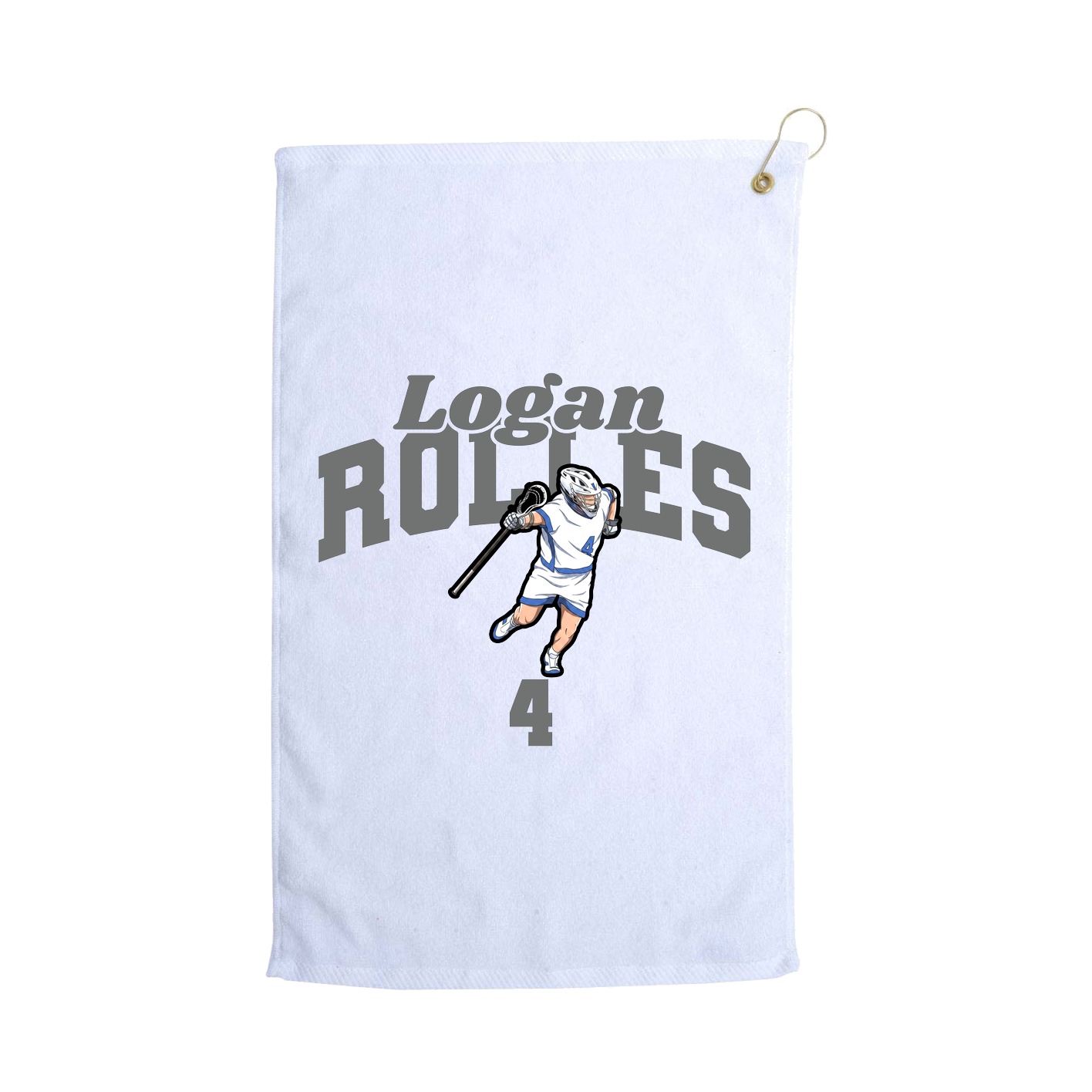 Golf Towel — Signature Arch in White