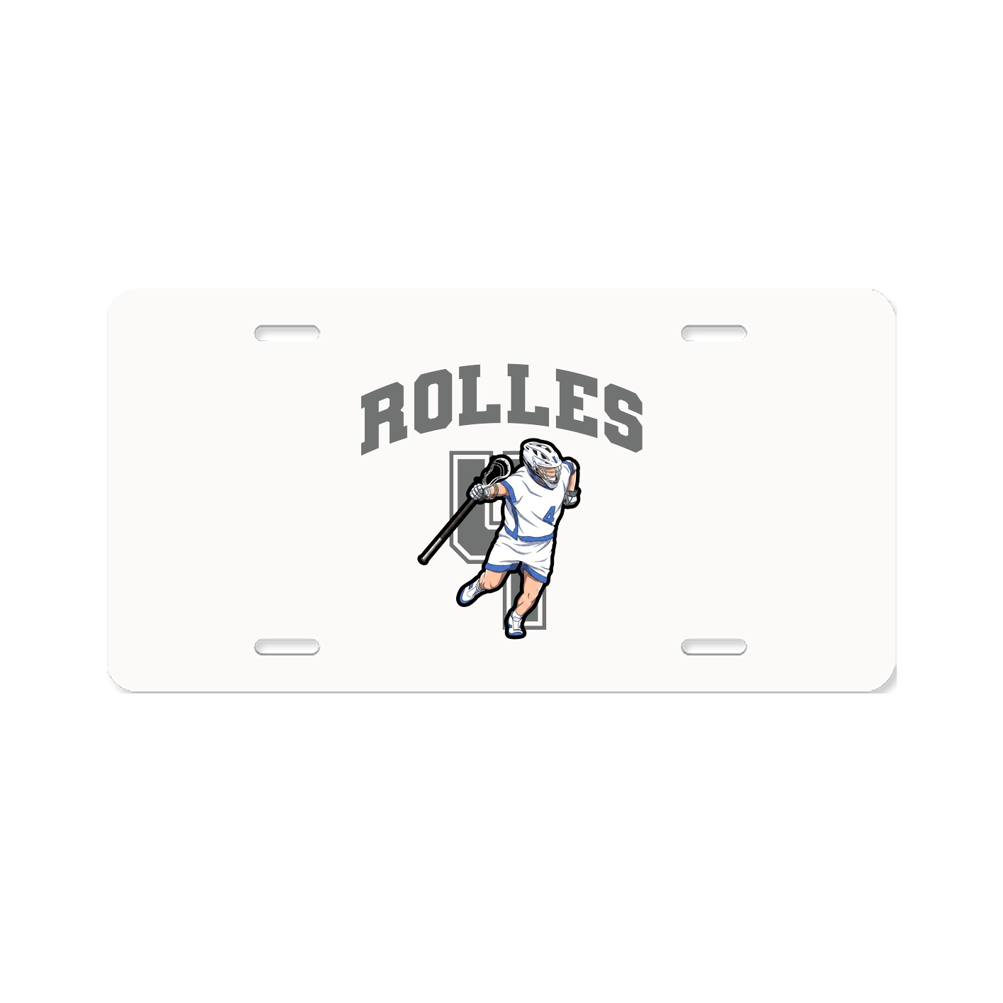 License Plate — Number in Classic