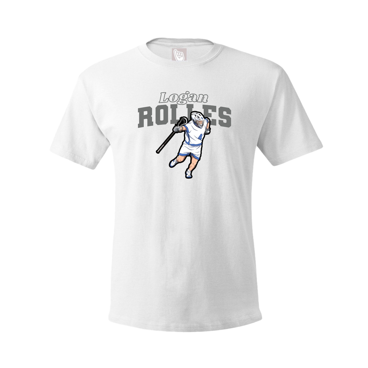 Tee — Name Arch in White