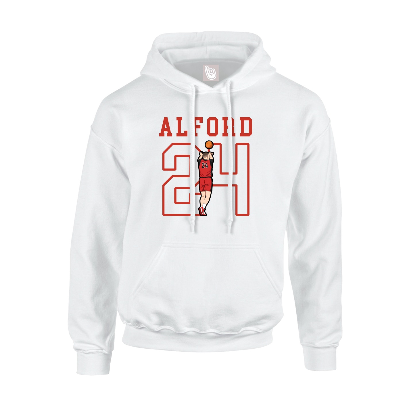 Youth Hoodie — Shirsey in White