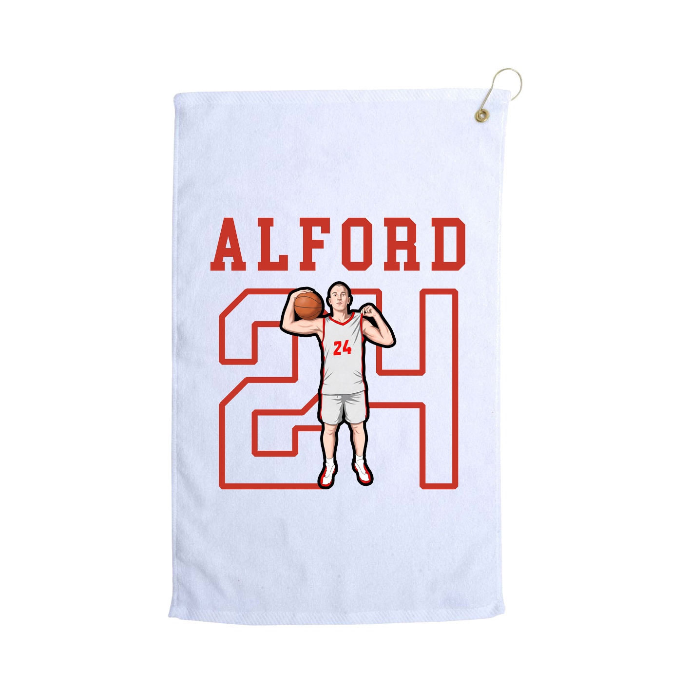 Golf Towel — Shirsey in White