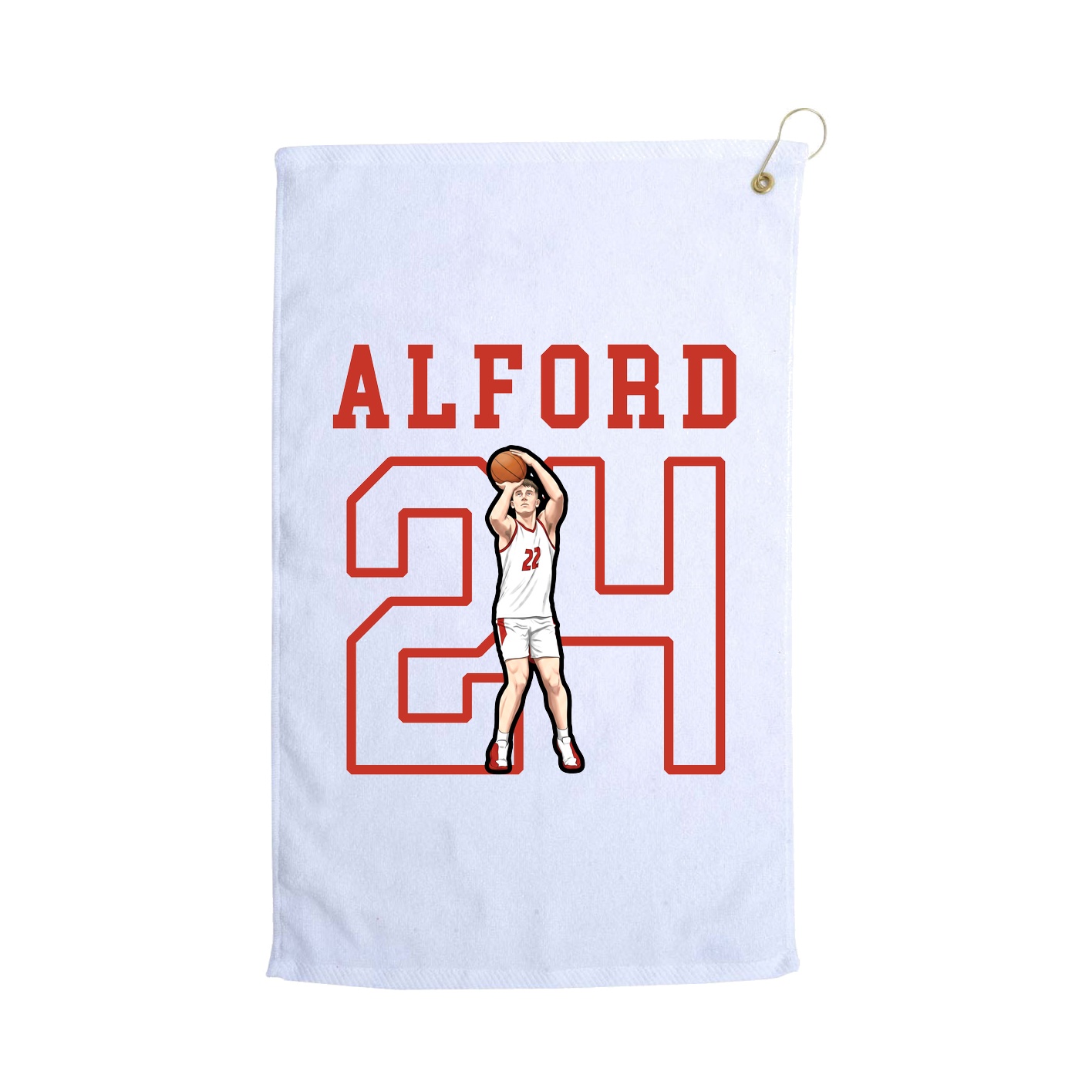 Golf Towel — Shirsey in White