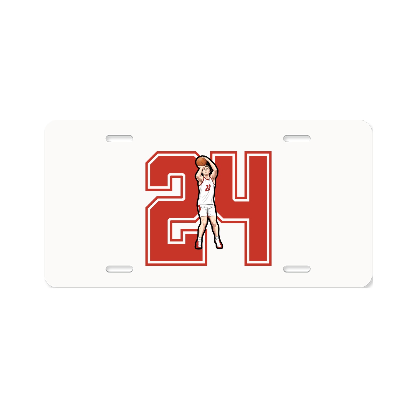 License Plate — Number in Classic