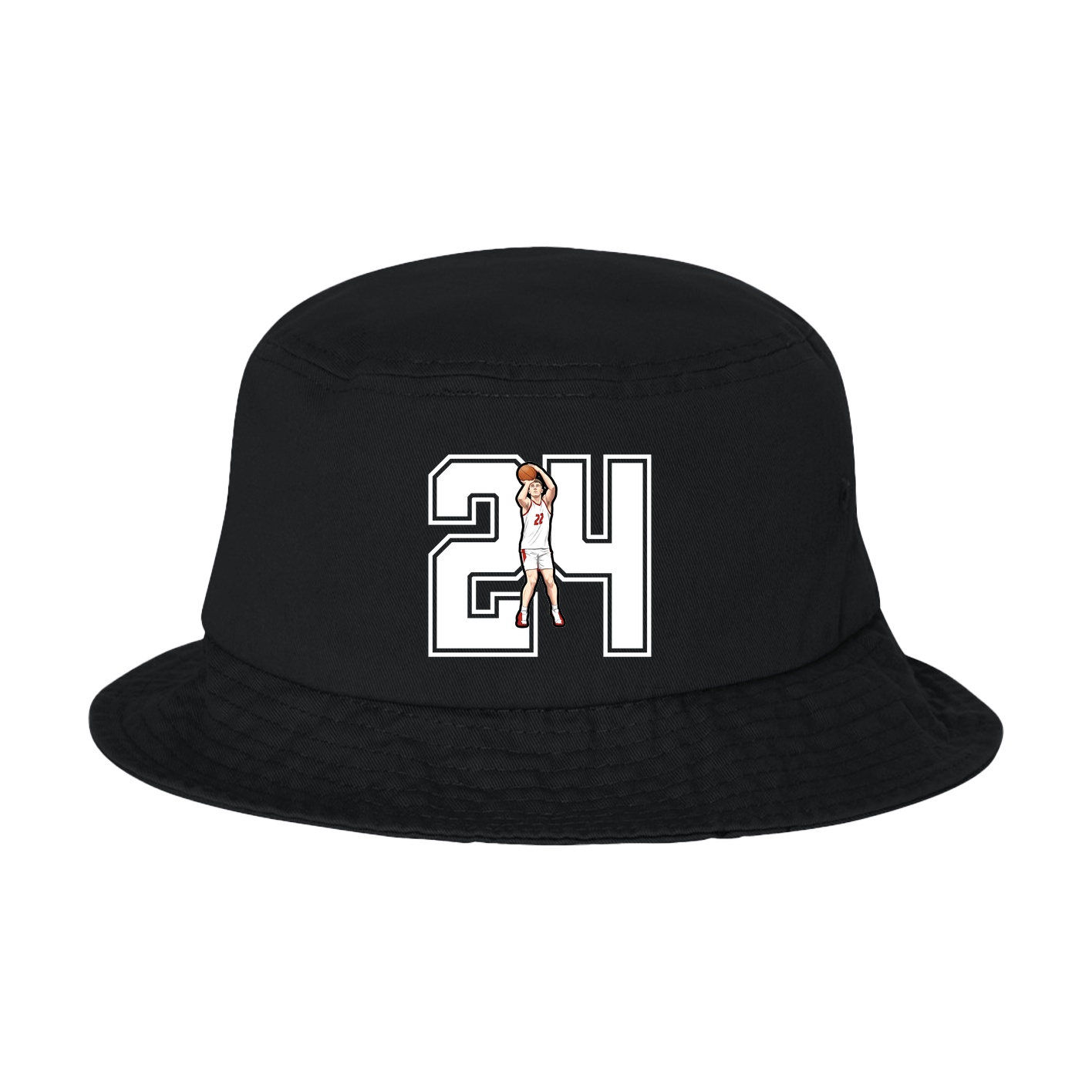 Bucket Cap — Number in Black