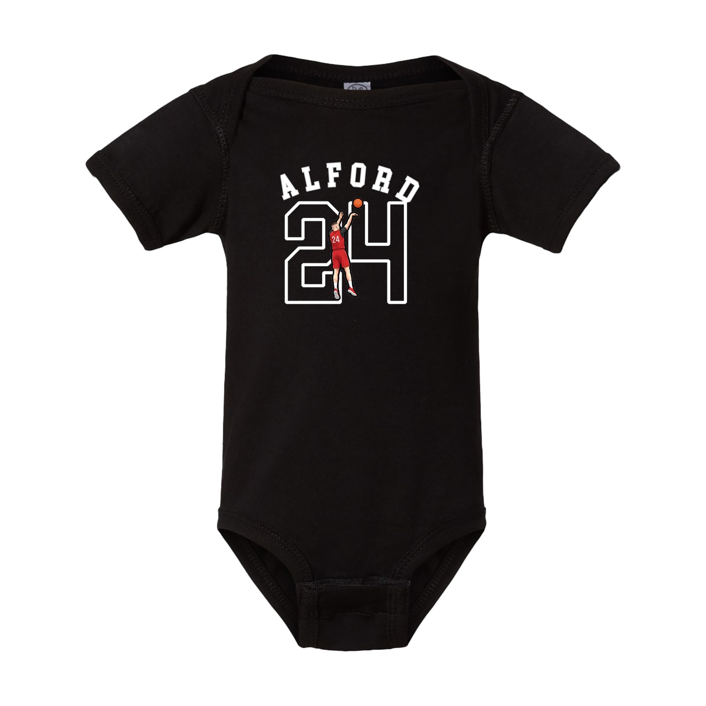 Baby Onesie — Shirsey Arch in Black