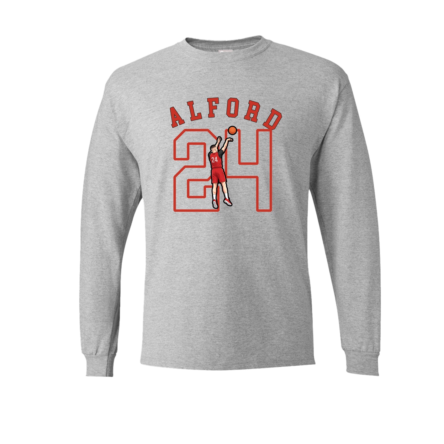 Long Sleeve Tee — Shirsey Arch in Grey