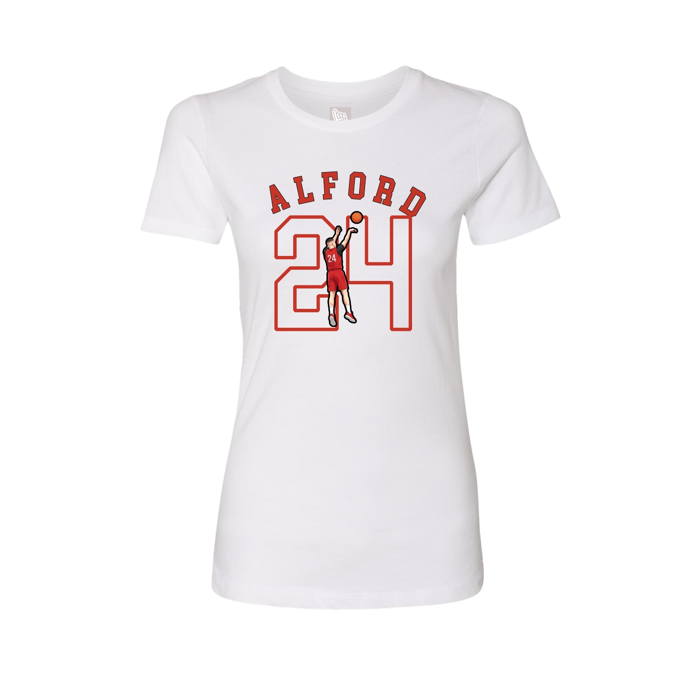 Womens Tee — Shirsey Arch in White