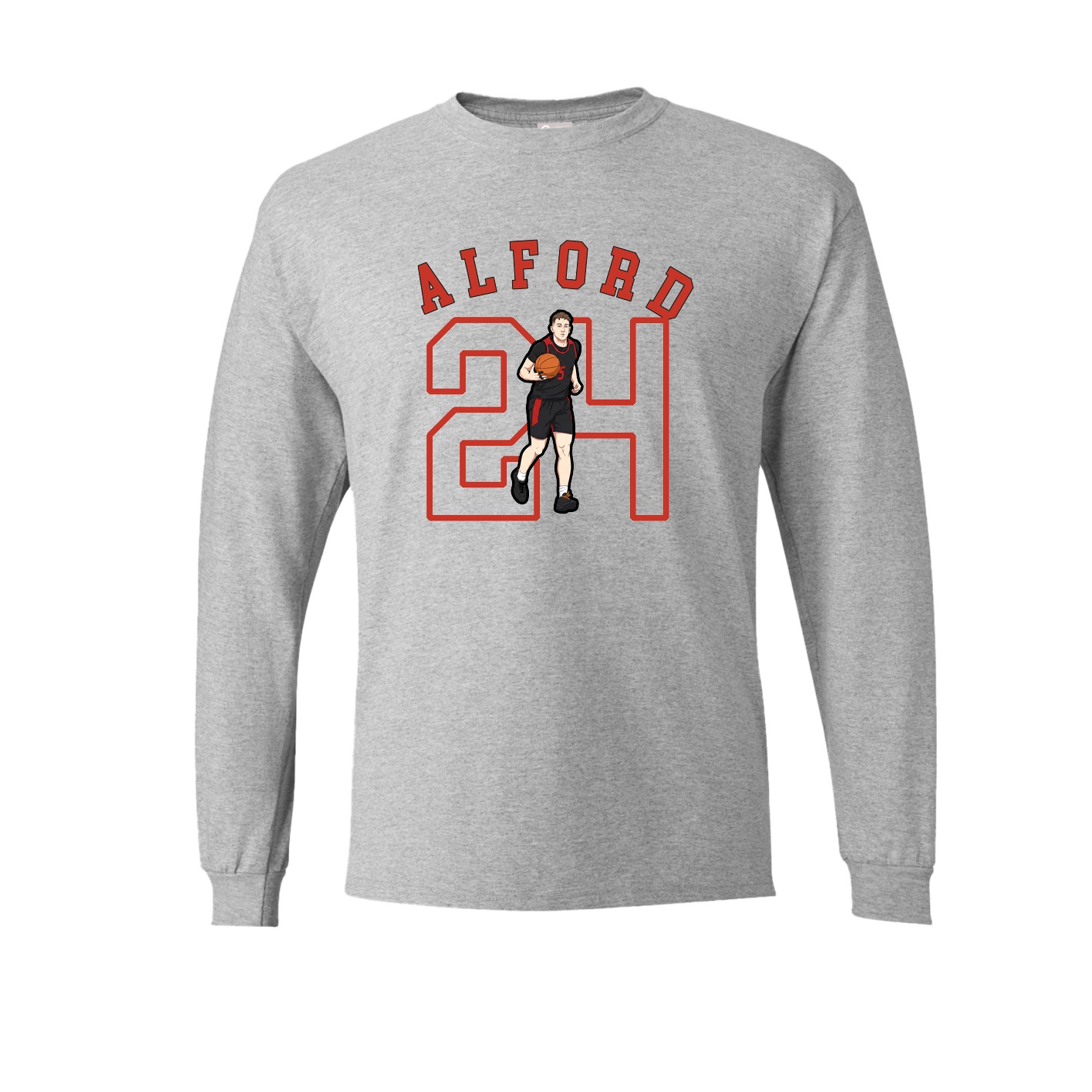 Long Sleeve Tee — Shirsey Arch in Grey