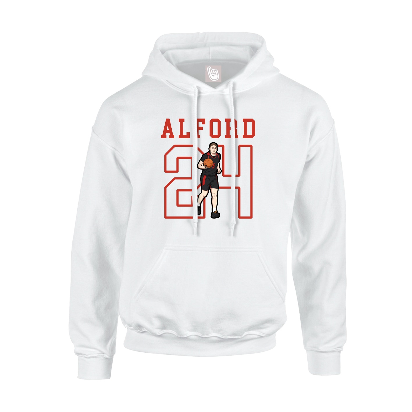 Hoodie — Shirsey in White