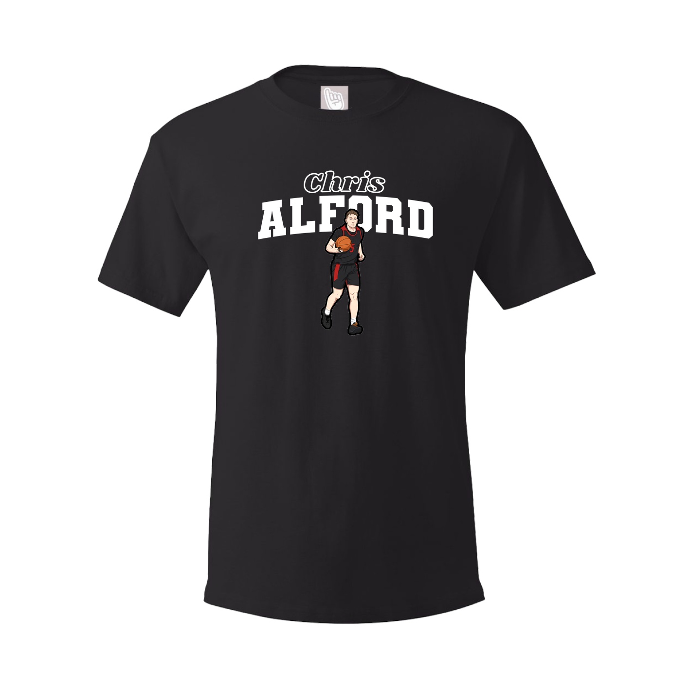 Youth Tee — Name Arch in Black