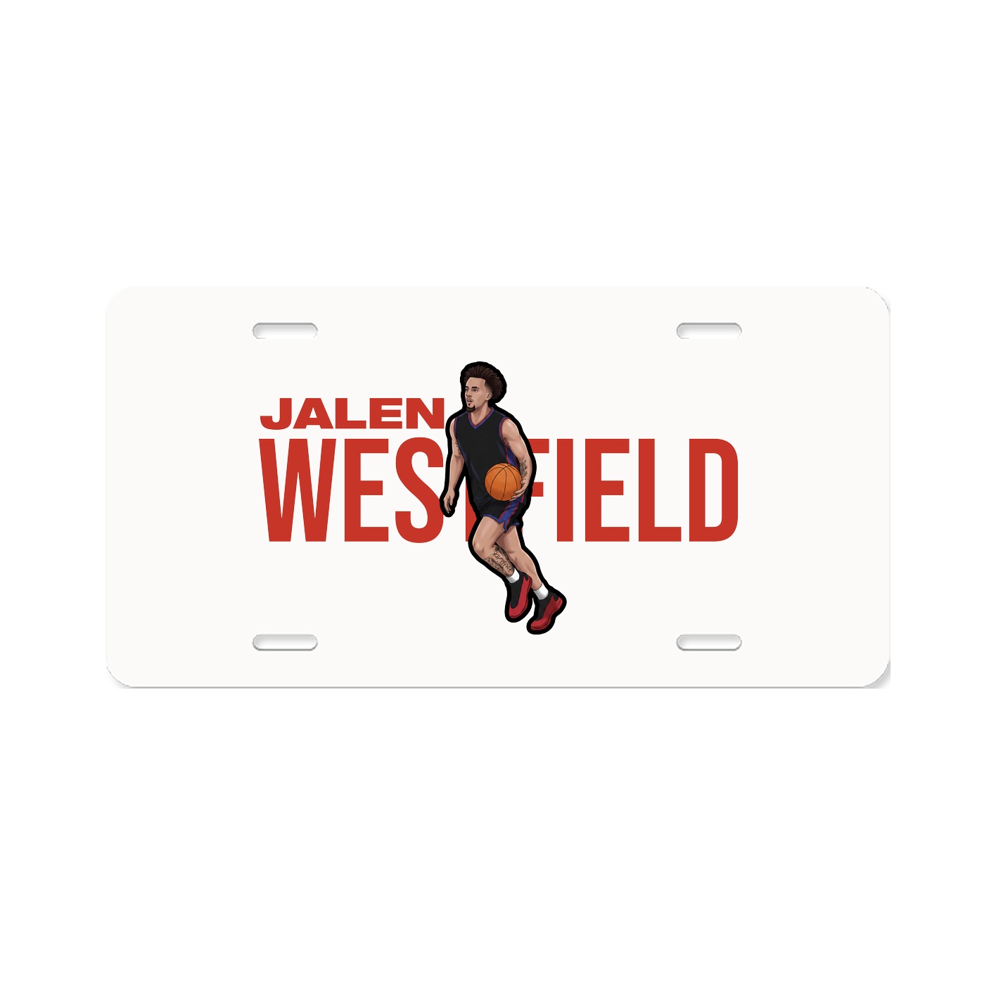 License Plate — Player Name in Classic