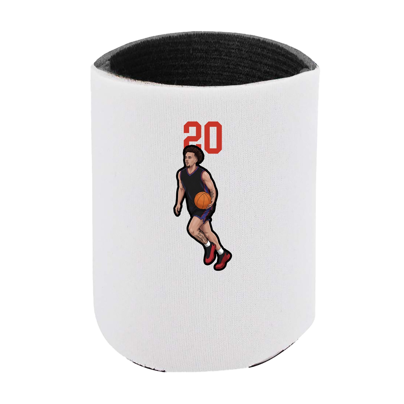 Can Holder — Number Top in White