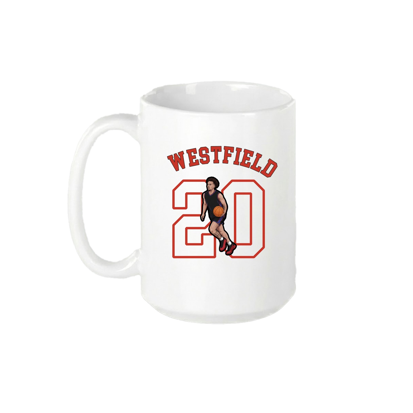 15oz Coffee Mug — Shirsey Arch in White