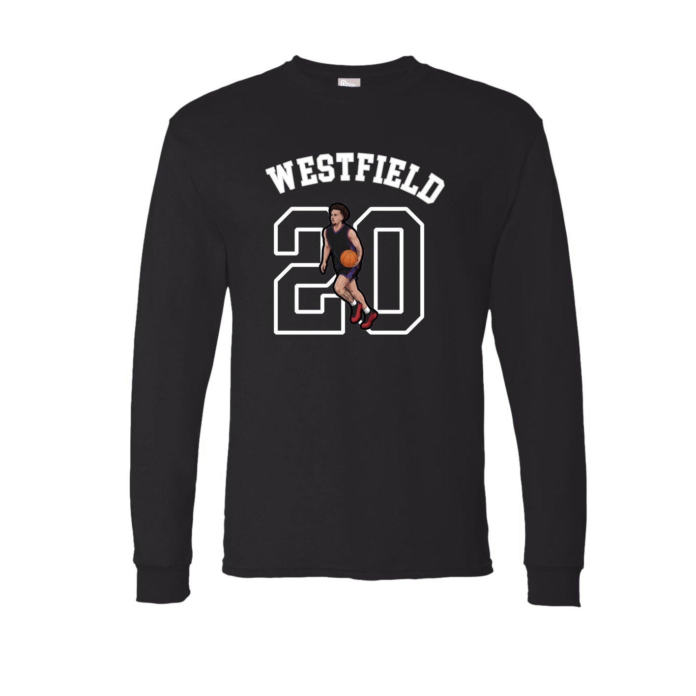 Long Sleeve Tee — Shirsey Arch in Black