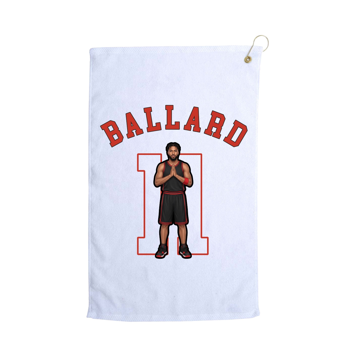 Golf Towel — Shirsey Arch in White
