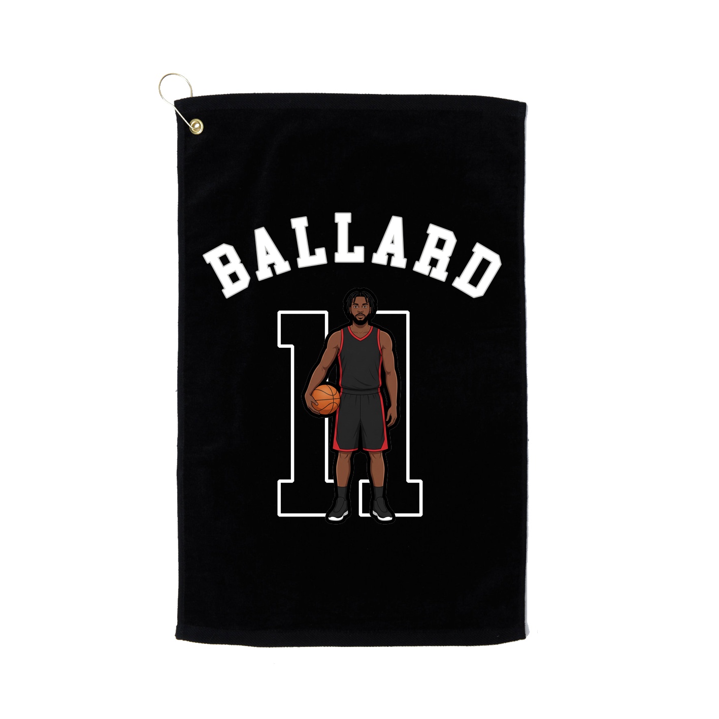 Golf Towel — Shirsey Arch in Black