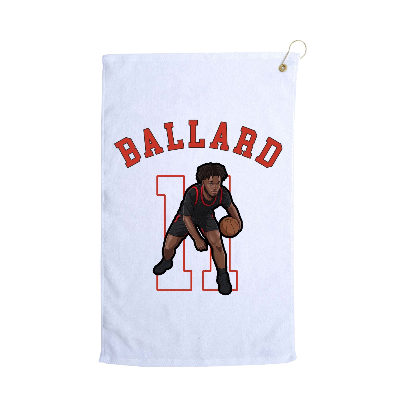 Golf Towel — Shirsey Arch in White
