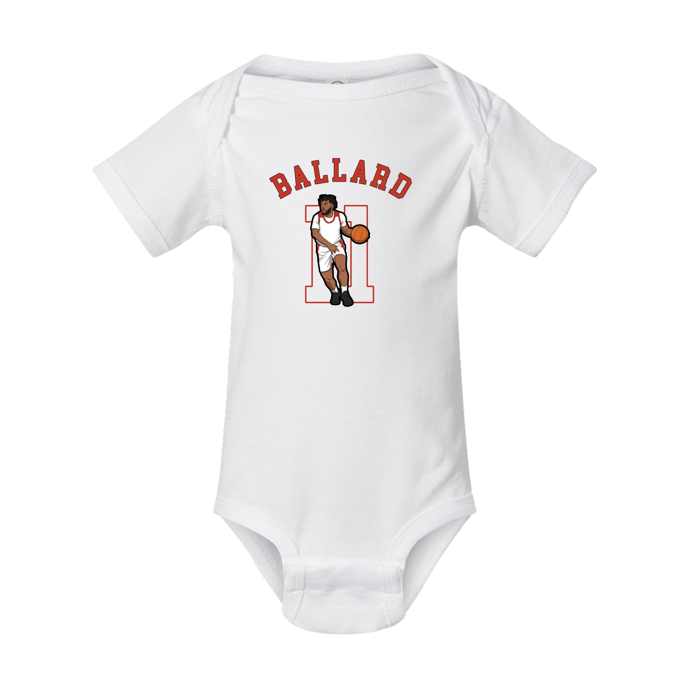 Baby Onesie — Shirsey Arch in White