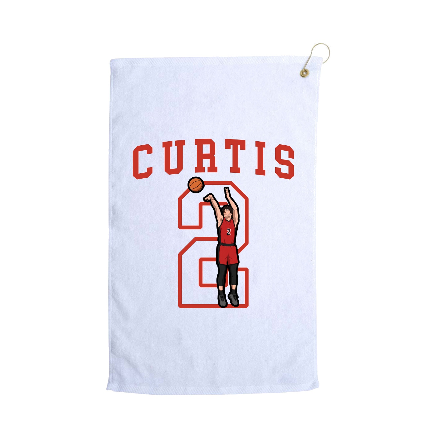 Golf Towel — Shirsey in White