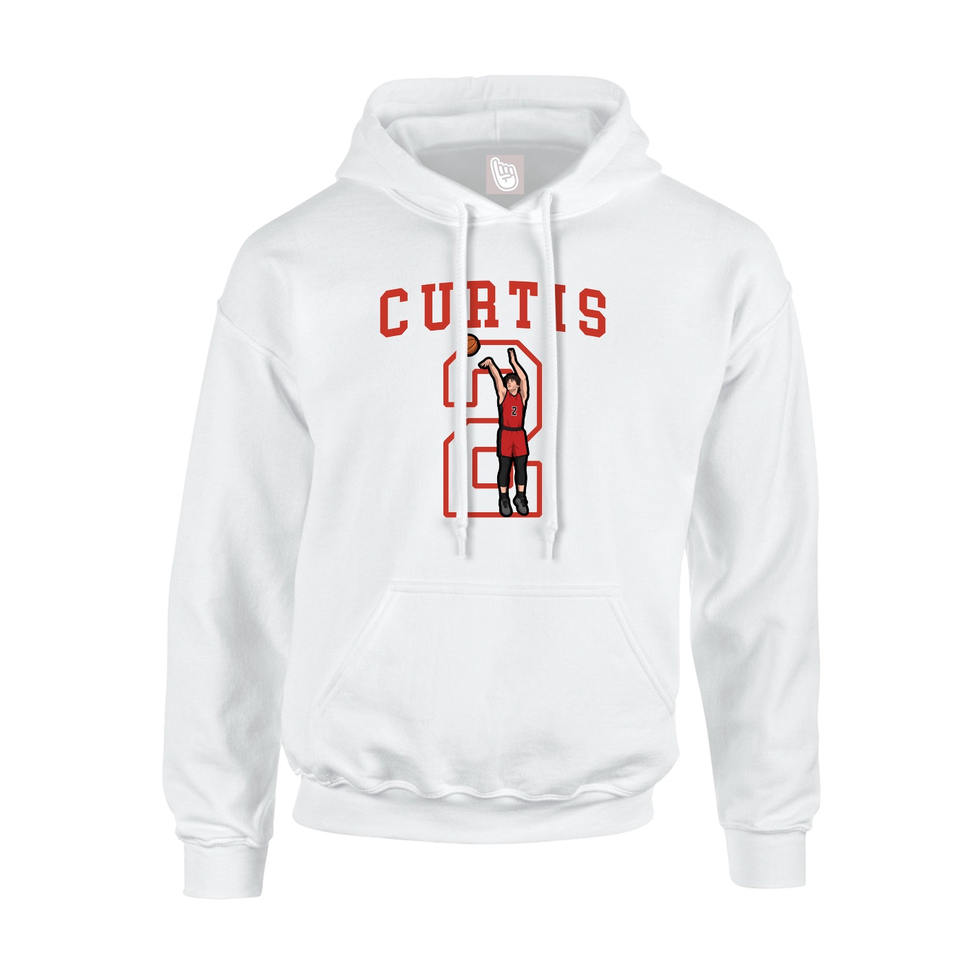 Hoodie — Shirsey in White