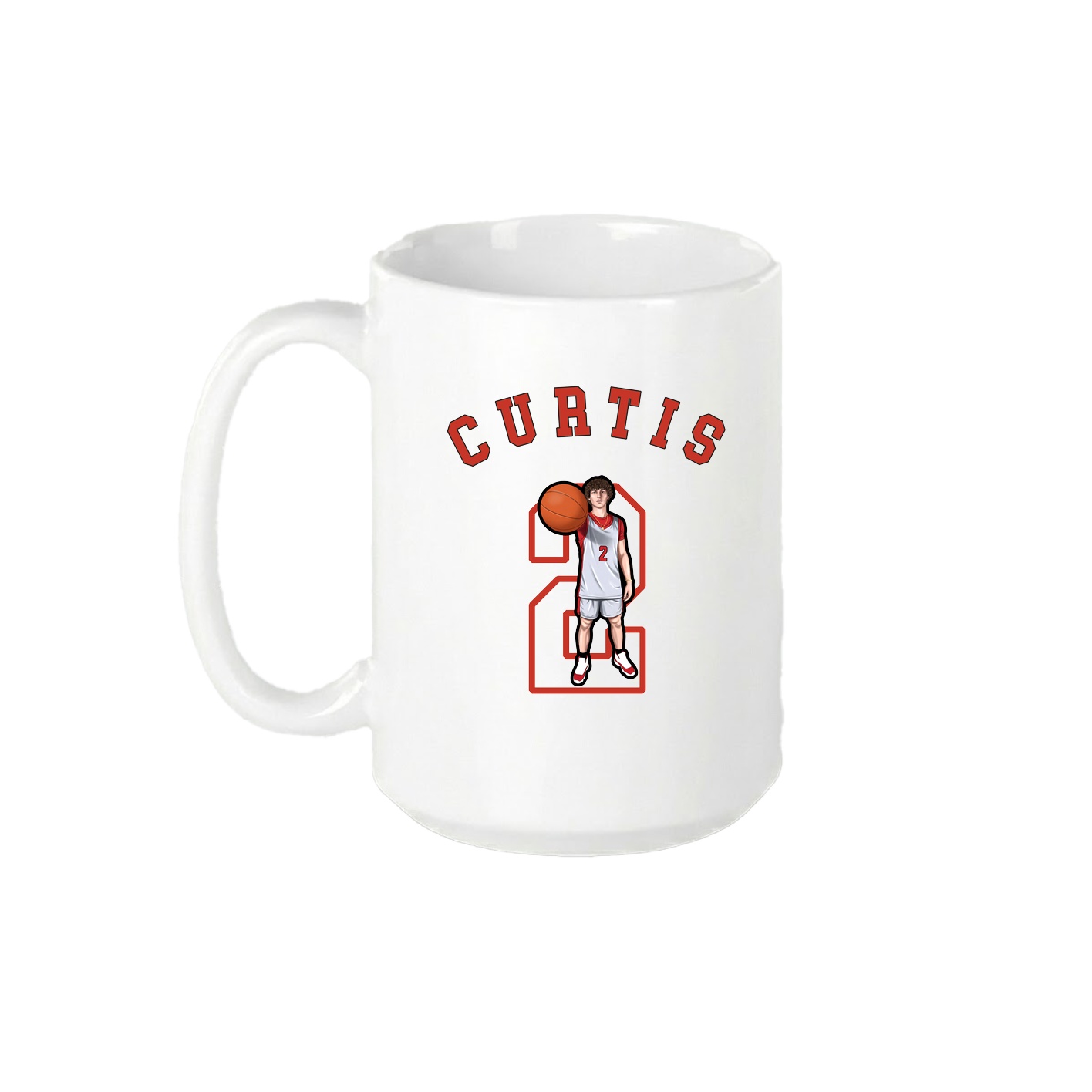 15oz Coffee Mug — Shirsey Arch in White