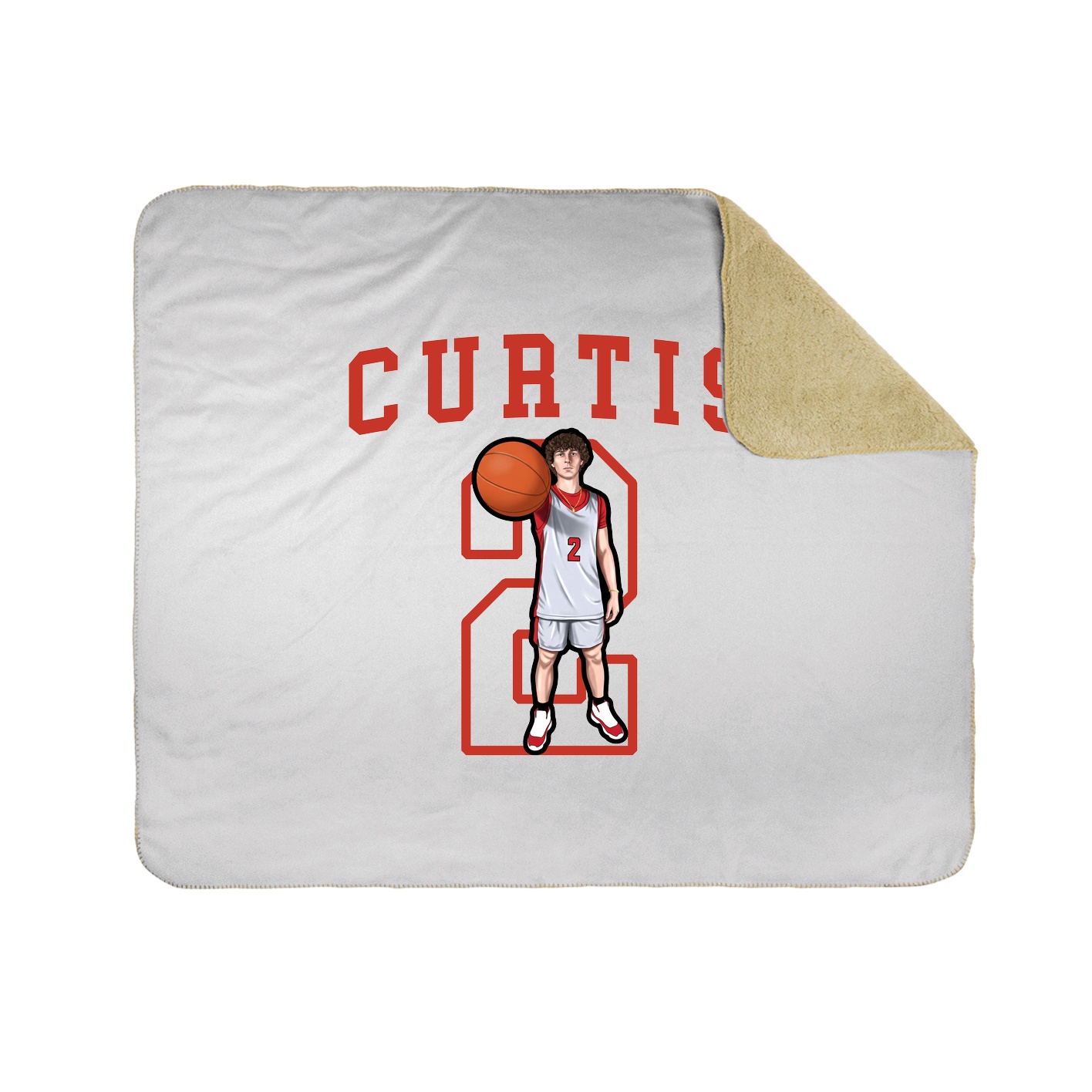 Throw Blanket — Shirsey in White