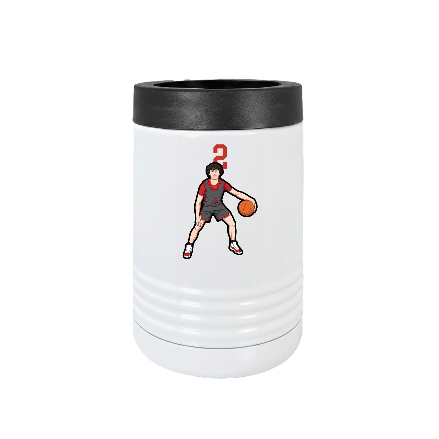Beverage Holder — Number Top in White