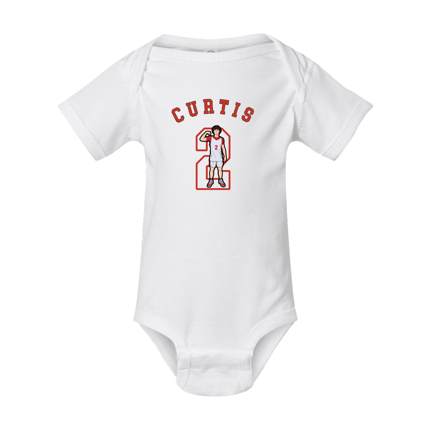 Baby Onesie — Shirsey Arch in White