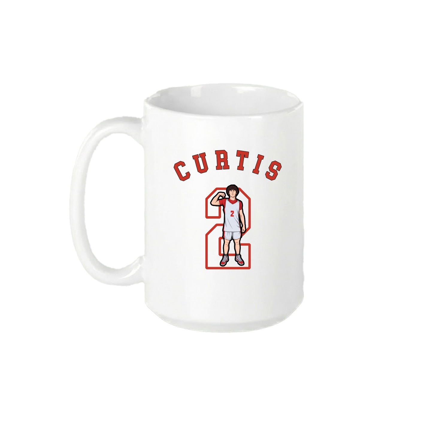 15oz Coffee Mug — Shirsey Arch in White