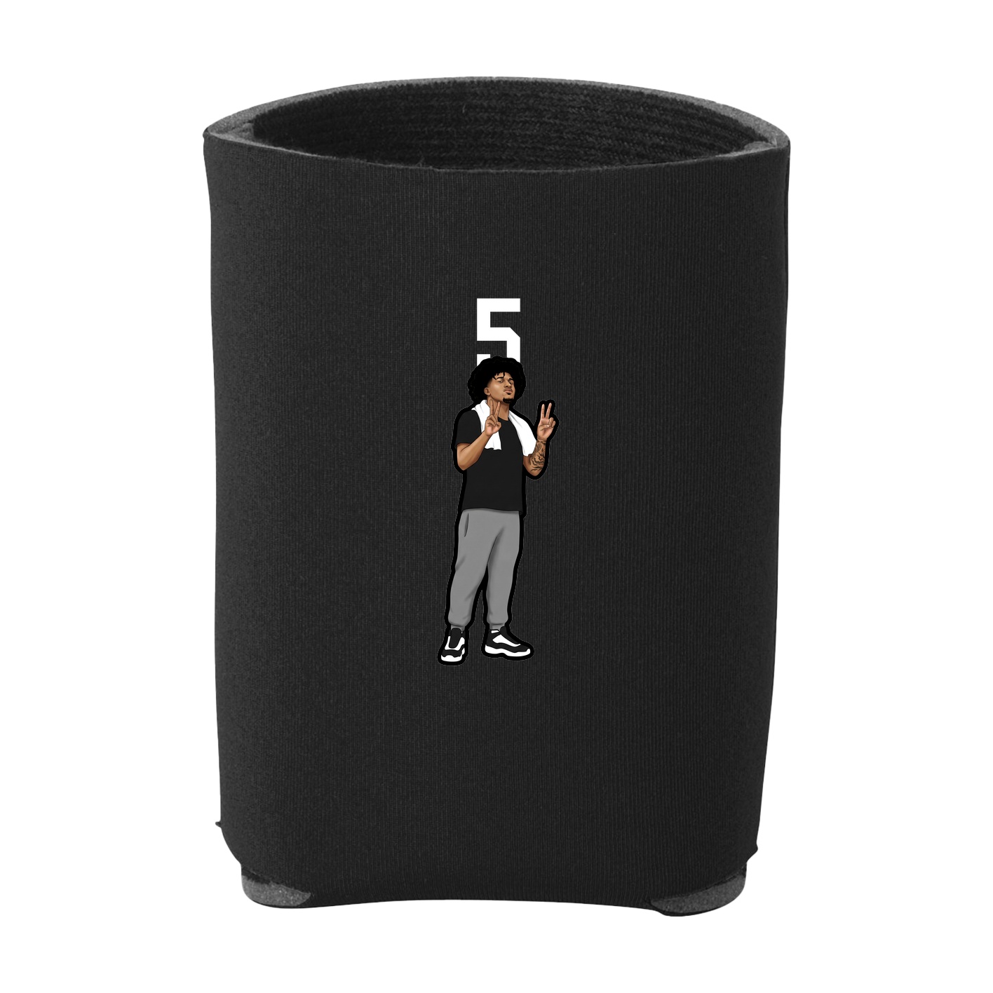 Can Holder — Number Top in Black