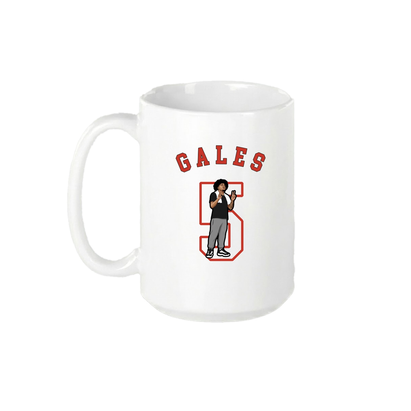15oz Coffee Mug — Shirsey Arch in White