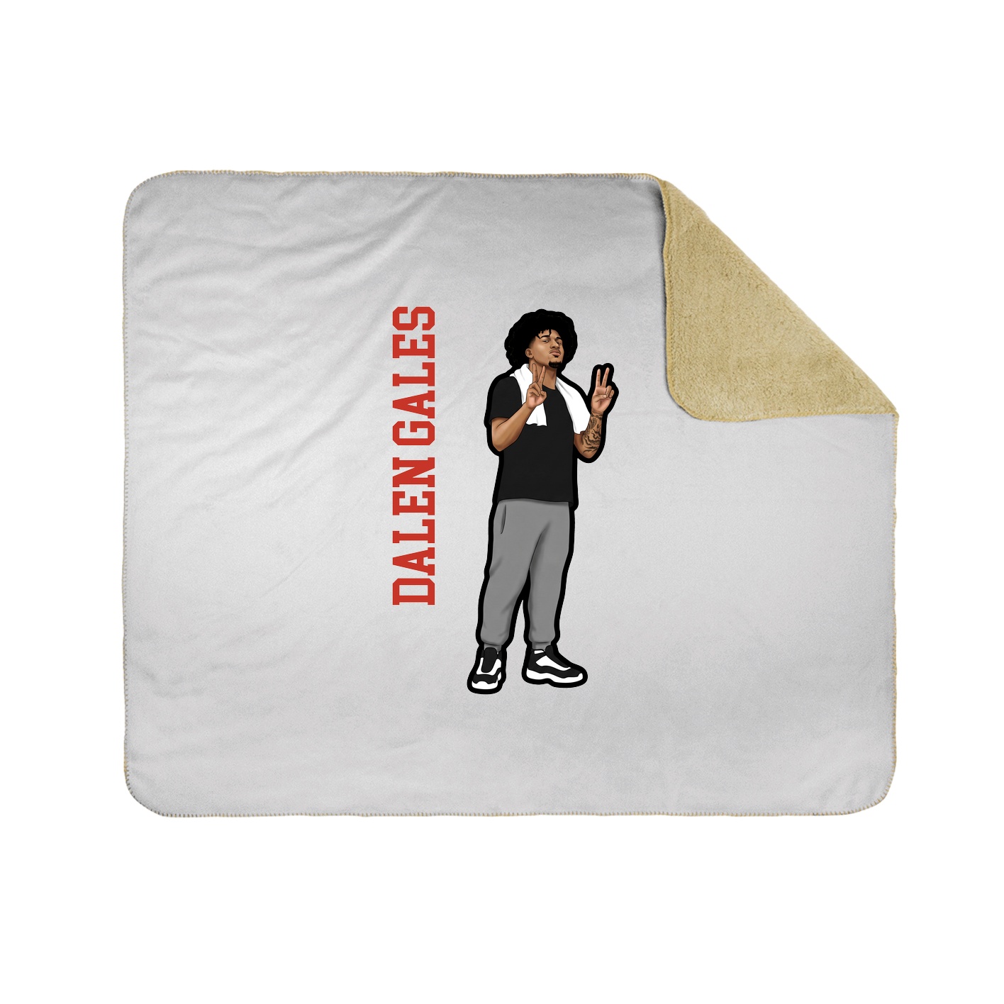 50x60 Sherpa Lined Throw Blanket