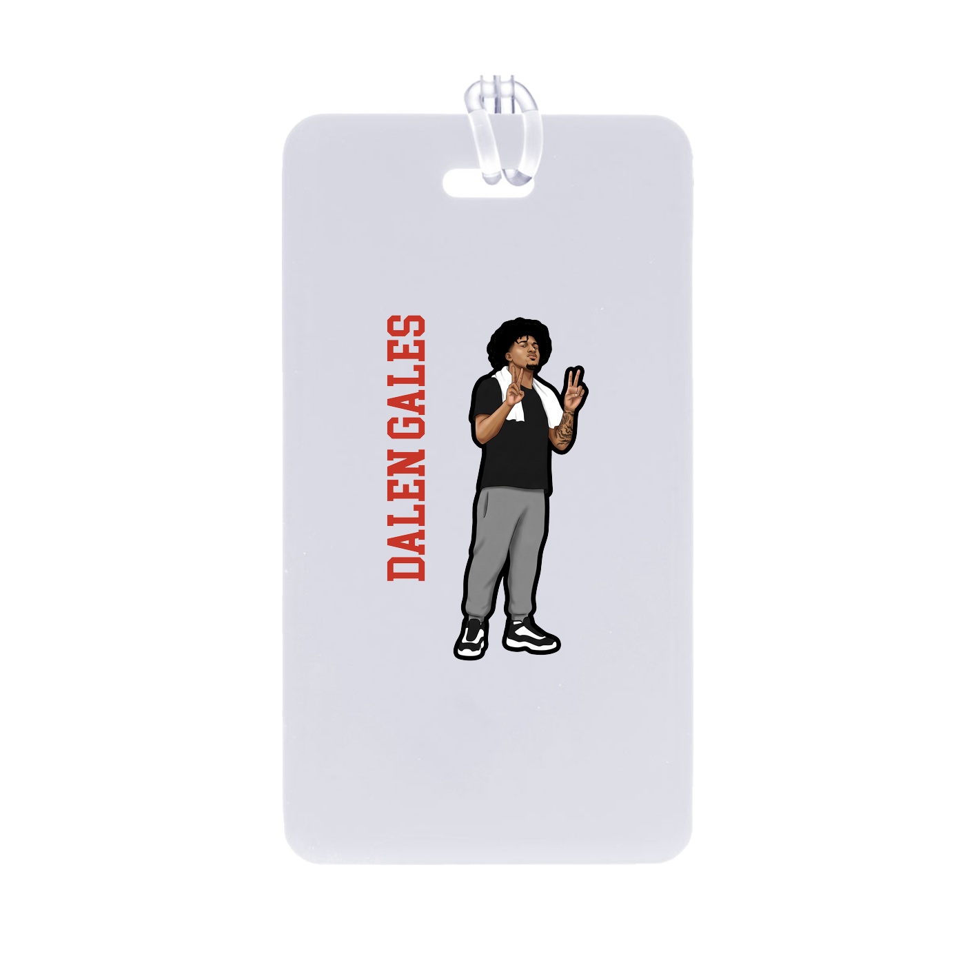 Bag Tag — Name Vertical in Classic