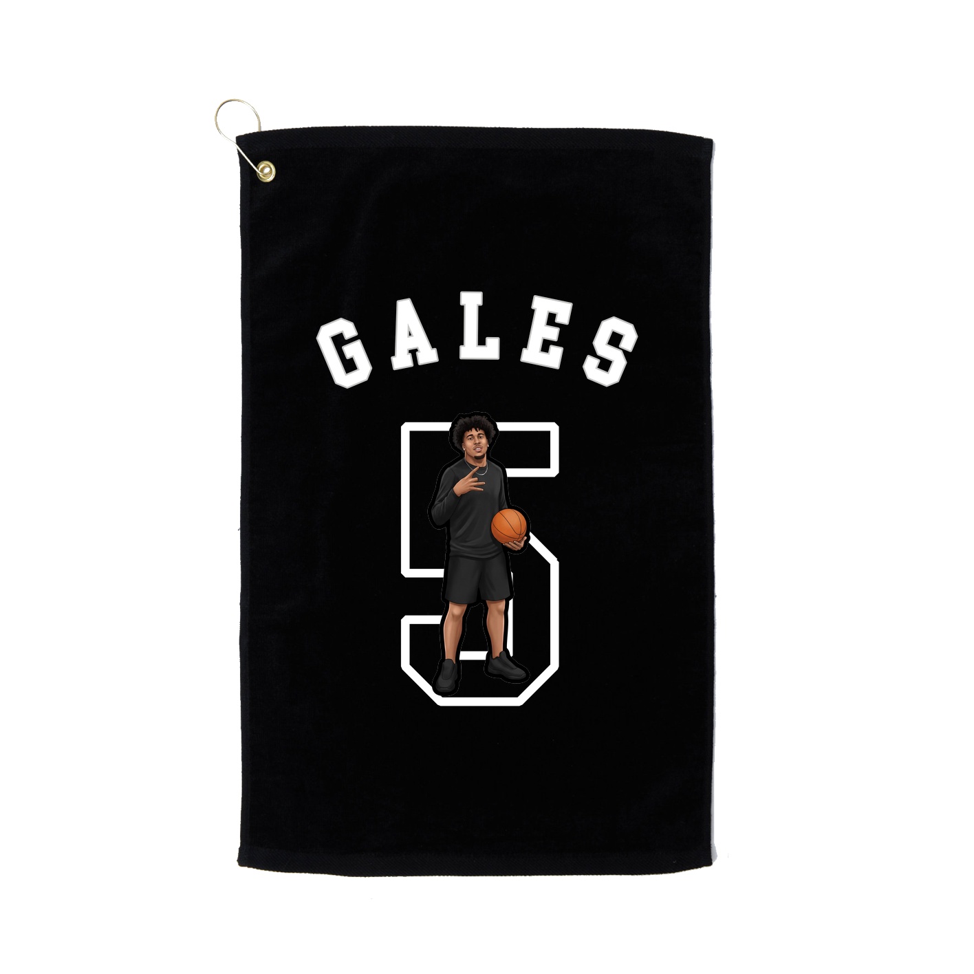 Golf Towel — Shirsey Arch in Black
