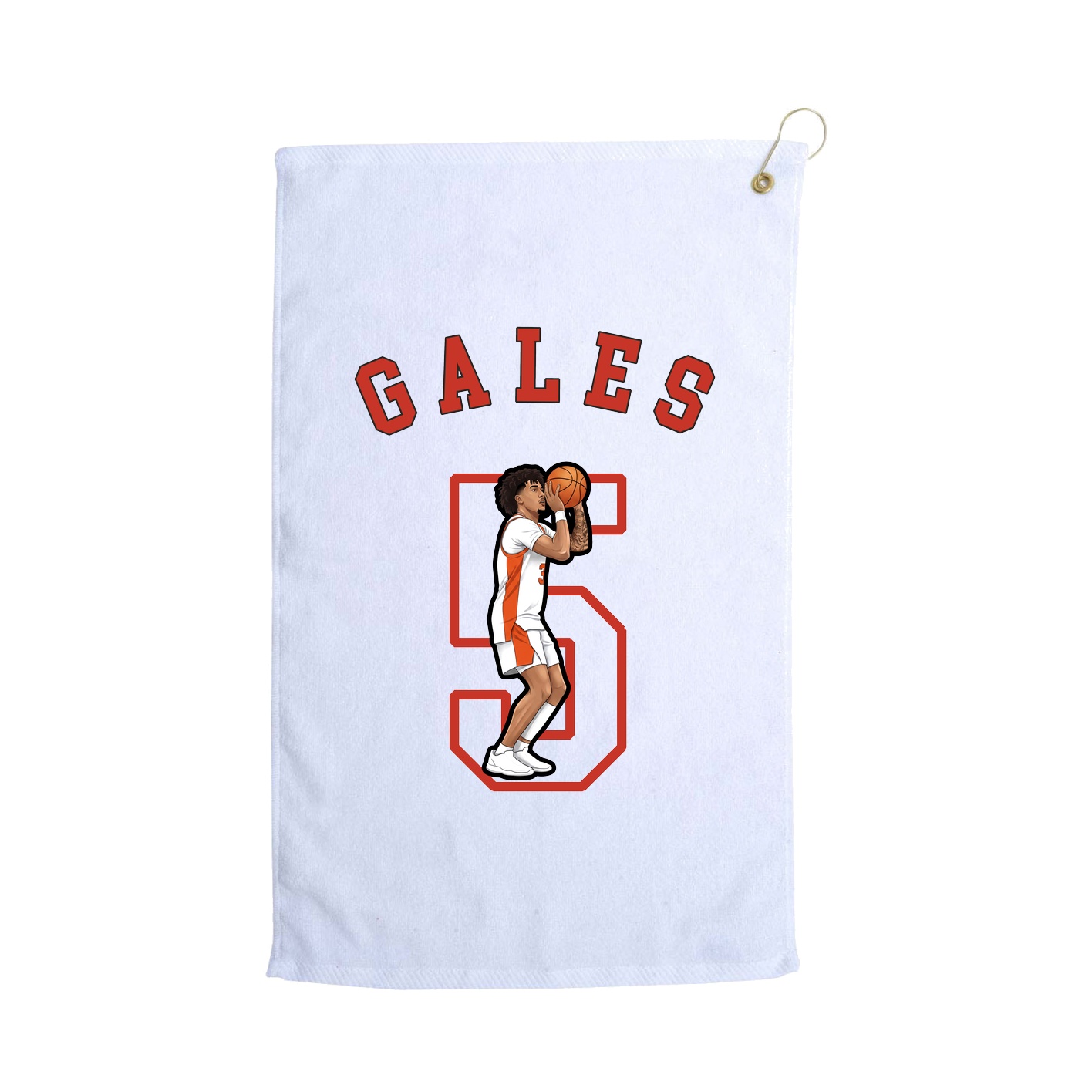 Golf Towel — Shirsey Arch in White