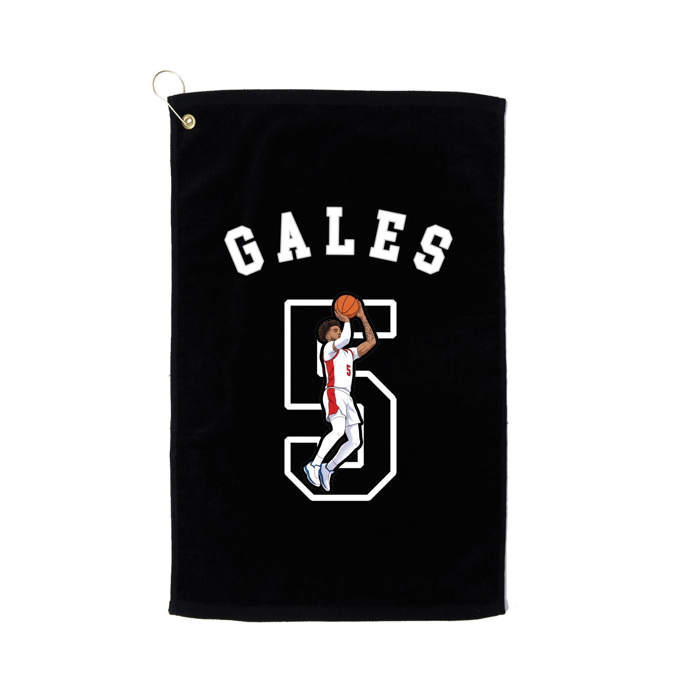 Golf Towel — Shirsey Arch in Black