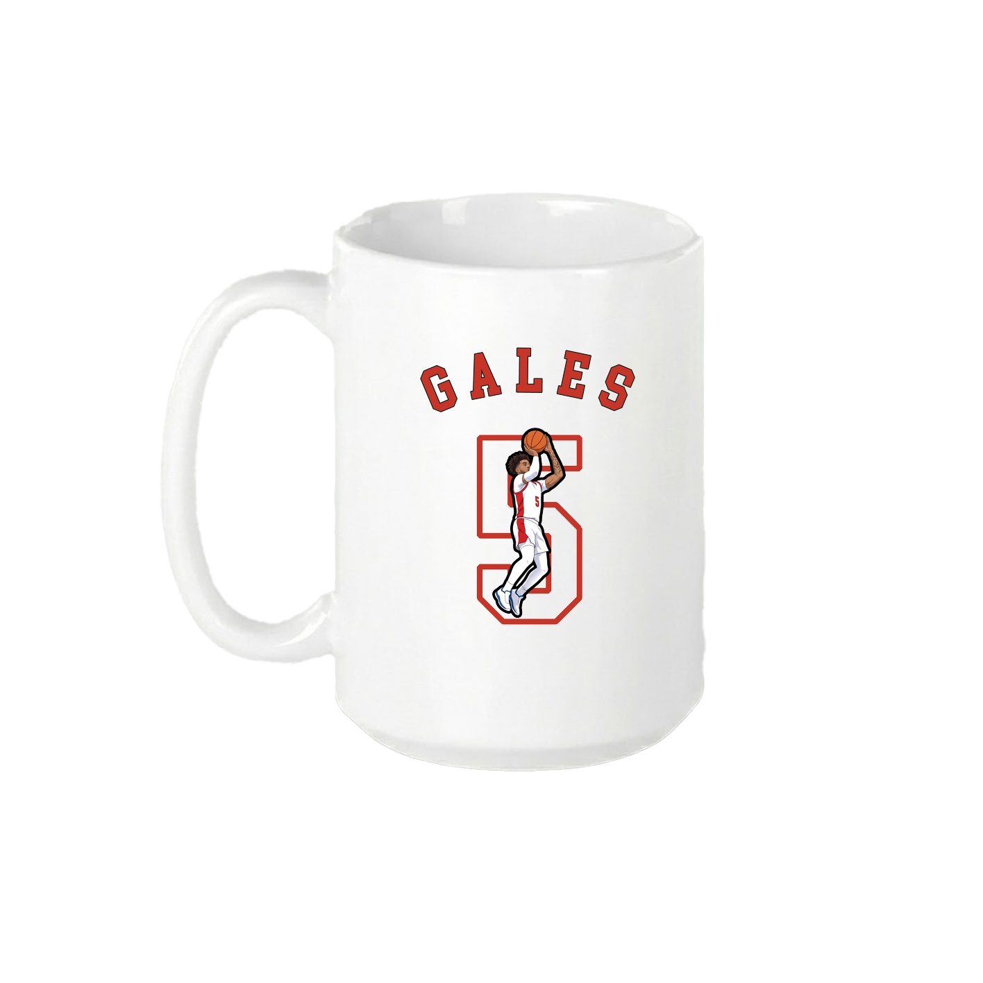 15oz Coffee Mug — Shirsey Arch in White
