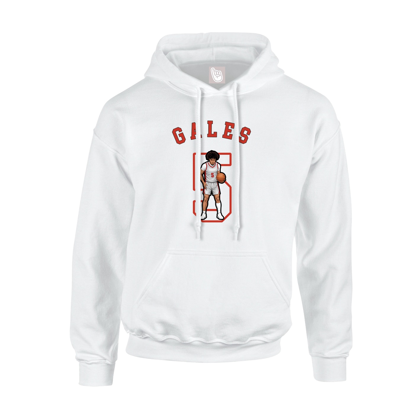 Youth Hoodie — Shirsey Arch in White